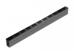 Threshold Drainage x 1m Black Aluminium Grating